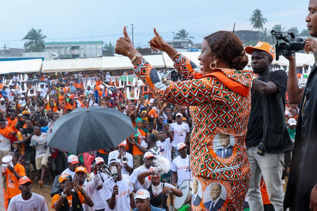 Kandia Camara a exprimé sa fierté et sa reconnaissance aux populations d’Abobo après la victoire d’Alassane Ouattara.