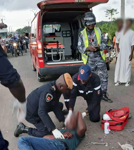 Les pompiers civils de la Nawa ont évité le pire à des victimes d’accident.