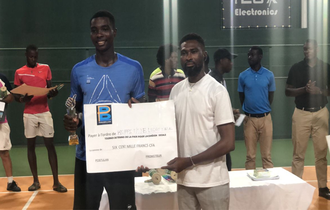 Nadal Koffi est fier d’avoir remporté son premier tournoi de la saison.