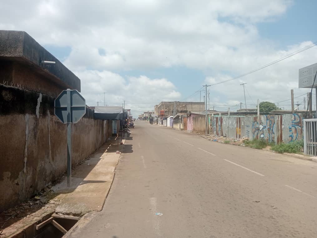 Une vue des rues de la capitale politique le jour de l'élection présidentielle.