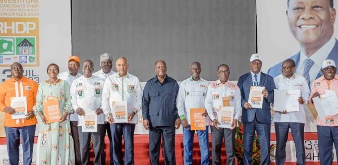 Le parti d’Alassane Ouattara réceptionne les intentions de candidature depuis hier mardi. 