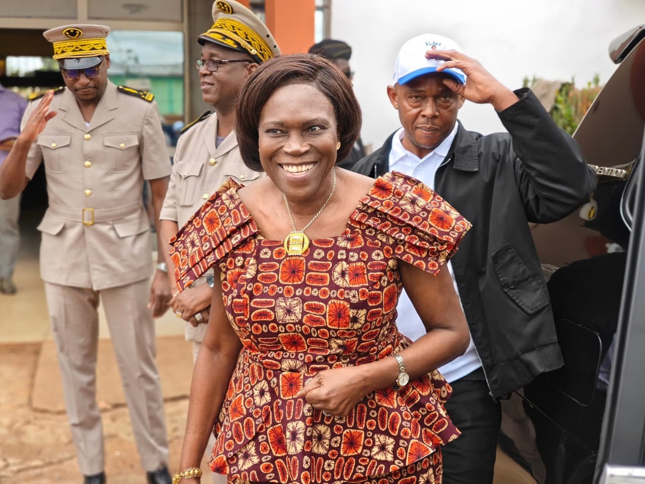Simone Ehivet Gbagbo a animé un meeting à Guiberoua. (Ph. DR)