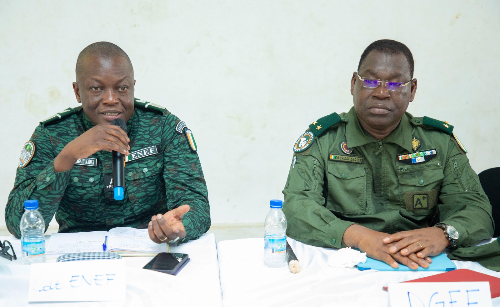 La conférence inaugurale a été animée par le Conservateur général Kouassi Lucien. (Ph. DR)