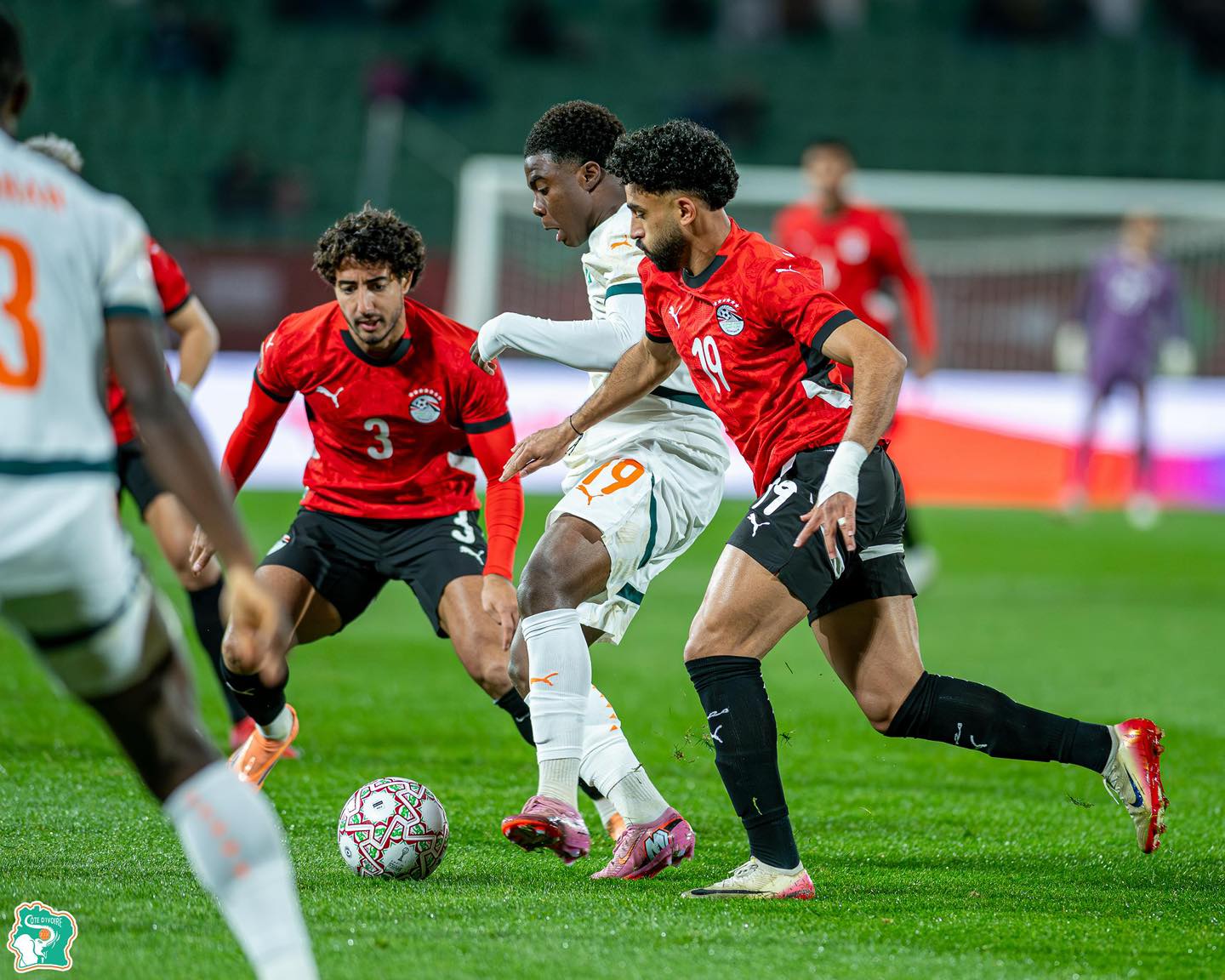 :  Les Éléphants n’ont pas pu éviter le piège des Pharaons.