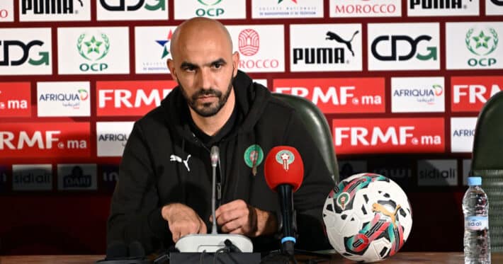Walid Regragui veut garder le trophée de la Can au Maroc.