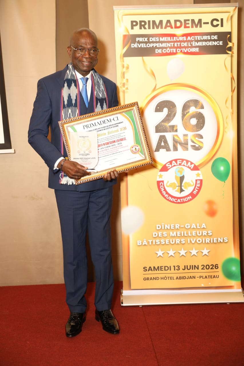Koffi N’Guessan Lataille a été honoré.