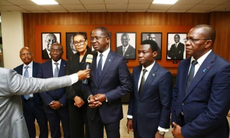 Le premier mandat d’Ahmed Cissé (au micro) a été marqué par des avancées structurelles majeures. (Ph. DR)