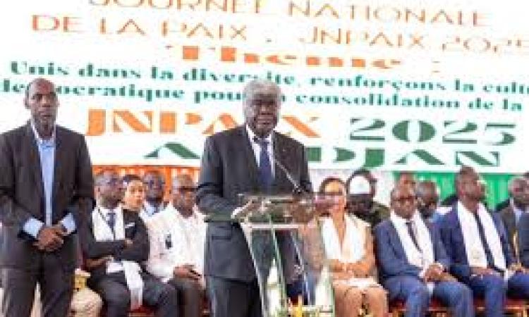 Beugré Mambé a appelé à poursuivre les efforts individuels pour la consolidation de la paix.