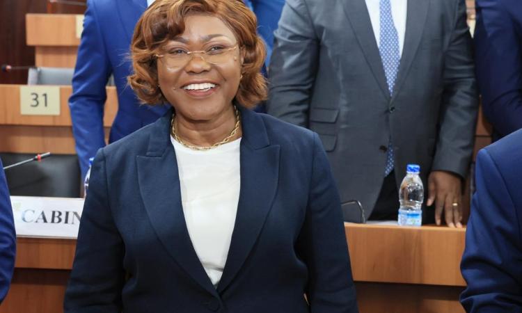 La ministre Kaba Nialé a défendu son projet de budget 2026 devant les députés de la Caef. (Ph. DR)
