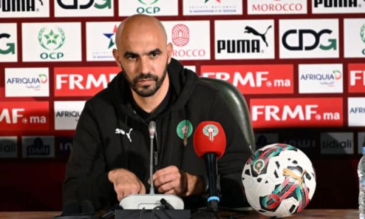 Walid Regragui veut garder le trophée de la Can au Maroc.