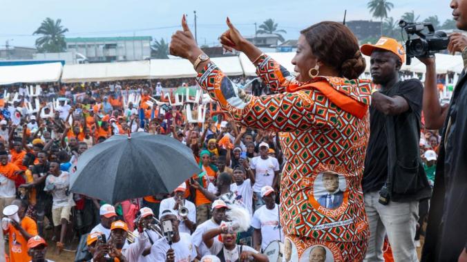 Kandia Camara a exprimé sa fierté et sa reconnaissance aux populations d’Abobo après la victoire d’Alassane Ouattara.