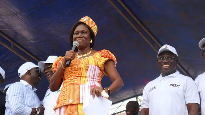 Simone Ehivet Gbagbo a lancé sa campagne à Bouaflé.