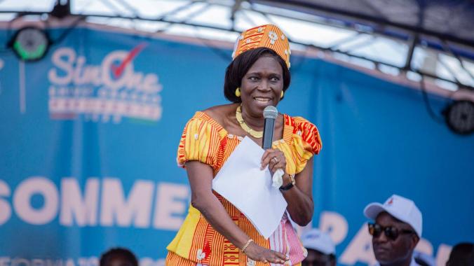 Simone Gbagbo a sollicité le suffrage des populations de Bouaké et du Gbêkê. 