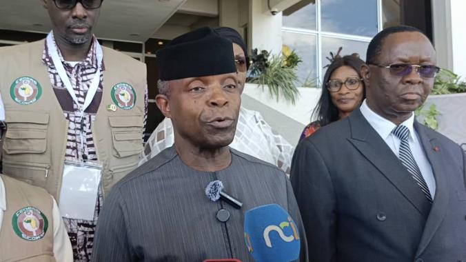 : Le chef de la Moe-Cedeao, le professeur Yemi Osinbajo, a reconnu l’importance de la Côte d’Ivoire pour l’Institution.