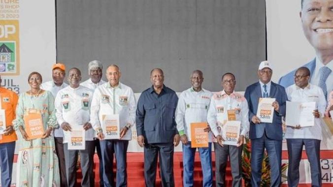 Le parti d’Alassane Ouattara réceptionne les intentions de candidature depuis hier mardi. 