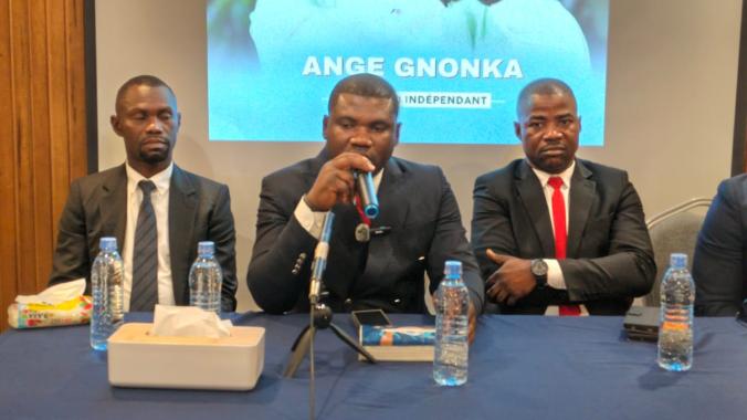 Ange Gnonka a annoncé sa candidature à Duékoué sous-préfectures.