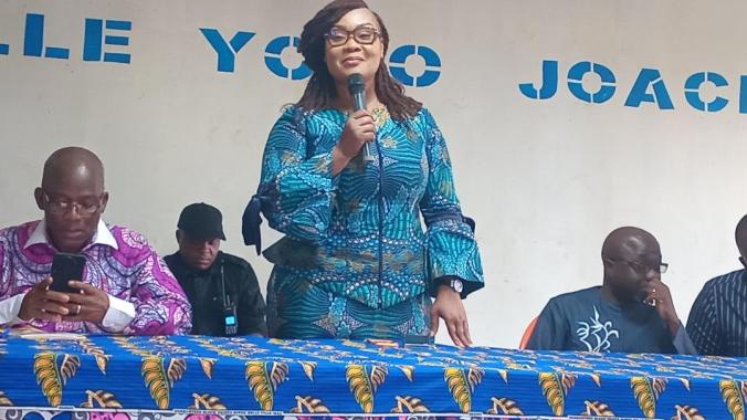 La ministre Belmonde Dogo a annoncé officiellement sa candidature aux populations de sa circonscription électorale.