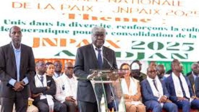 Beugré Mambé a appelé à poursuivre les efforts individuels pour la consolidation de la paix.