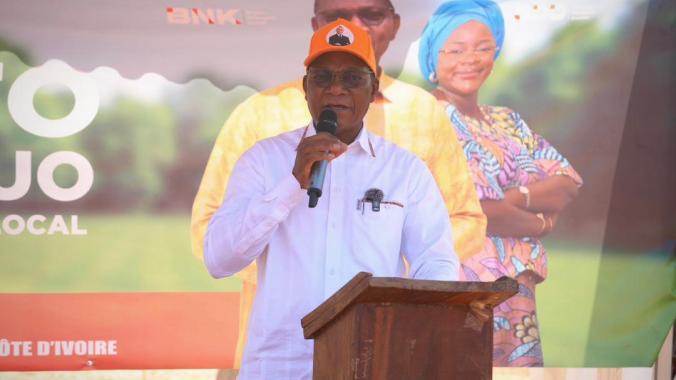 Le candidat Bruno Koné est fier de la mobilisation de Blességué.