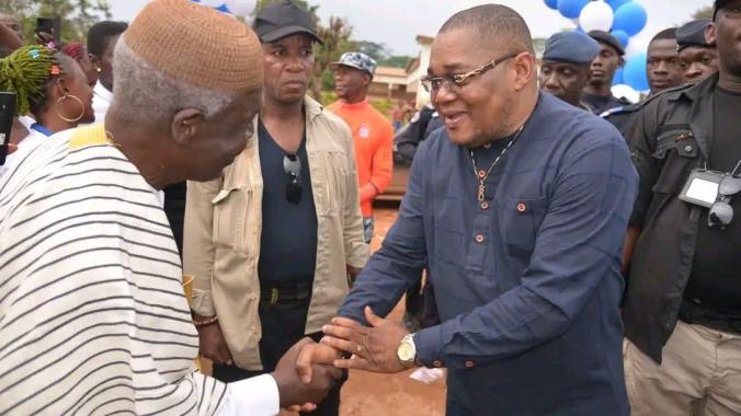 Serey Doh Célestin a eu un échange franc avec les chefs coutumiers de Bangolo. 
