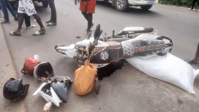 Une forte somme d'argent a été retrouvée sur un accidenté.