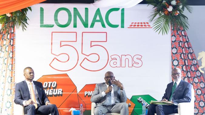 Dramane Coulibaly (au centre) avait à ses côtés Karim Ouattara (à gauche) et le PCO. (Ph. DR)