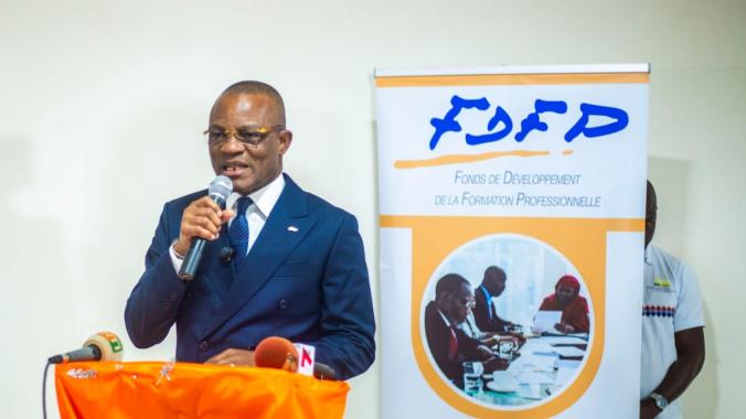 Dr Philippe N’Dri, lors de la rencontre avec les partenaires. (Ph. DR)